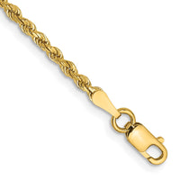Thumbnail for 14k 2mm Diamond-cut Rope Chain