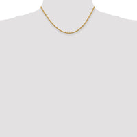 Thumbnail for 14k 2.75mm Diamond-cut Rope with Lobster Clasp Chain