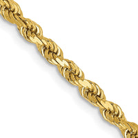 Thumbnail for 14k 2.75mm Diamond-cut Rope with Lobster Clasp Chain