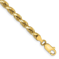 Thumbnail for 14k 4mm D/C Rope with Lobster Clasp Chain