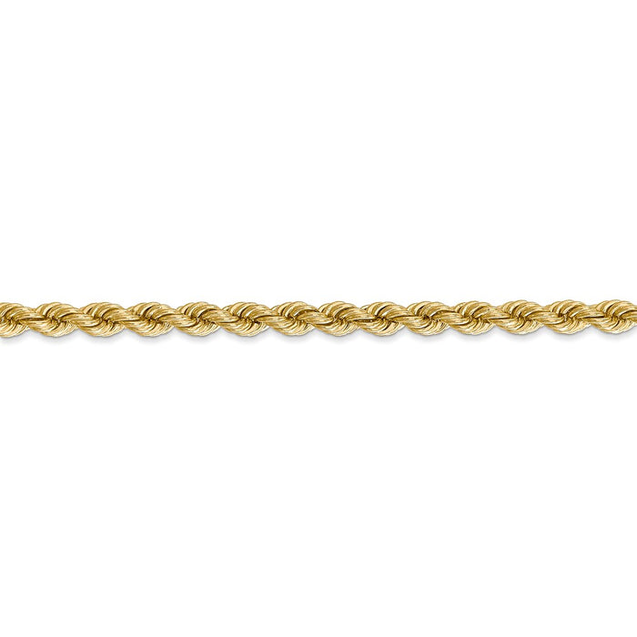 14k 4mm Regular Rope Chain