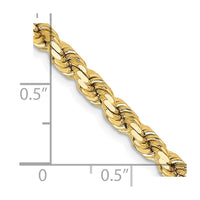 Thumbnail for 14K 4.25mm D/C Rope with Lobster Clasp Chain