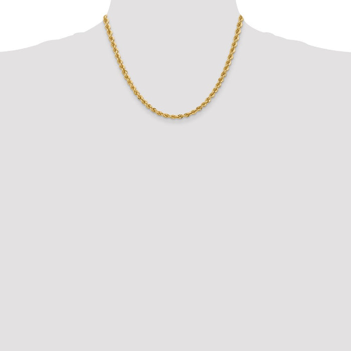 14k 5mm Regular Rope Chain