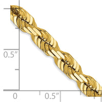 Thumbnail for 14k 5.5mm D/C Rope with Lobster Clasp Chain