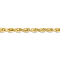 Thumbnail for 14K 7mm  D/C Rope with Fancy Lobster Clasp Chain