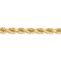 Thumbnail for 14K 8mm  D/C Rope with Fancy Lobster Clasp Chain