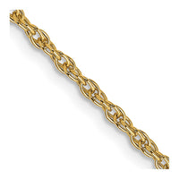 Thumbnail for 14K 1.55mm Carded Cable Rope Chain