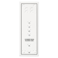 Thumbnail for 14k .5 mm Carded Cable Rope Chain