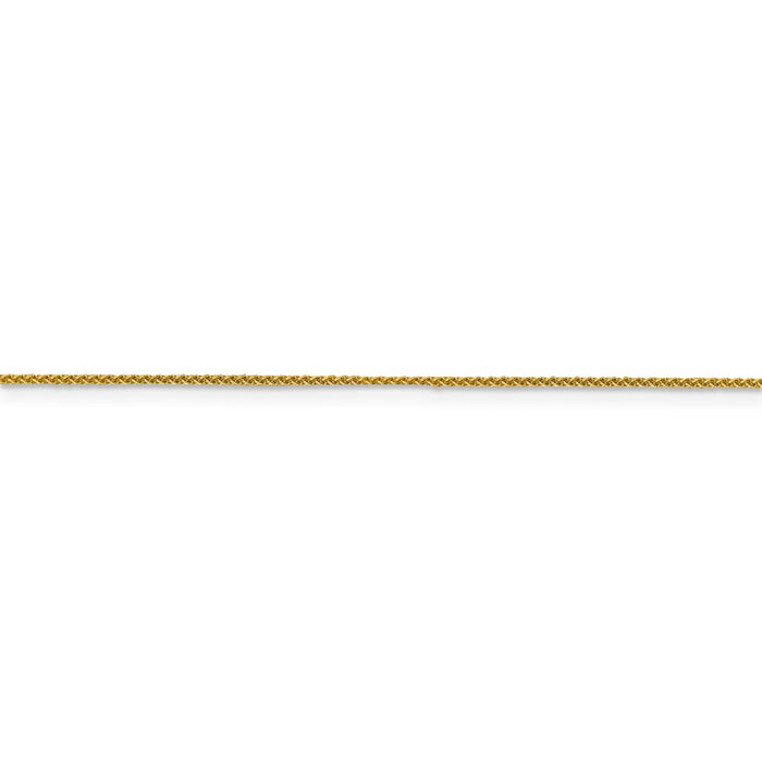 18K Leslie's 1mm D/C Spiga Chain