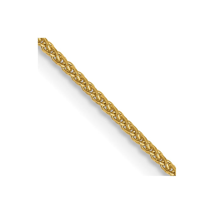 18K Leslie's 1mm D/C Spiga Chain