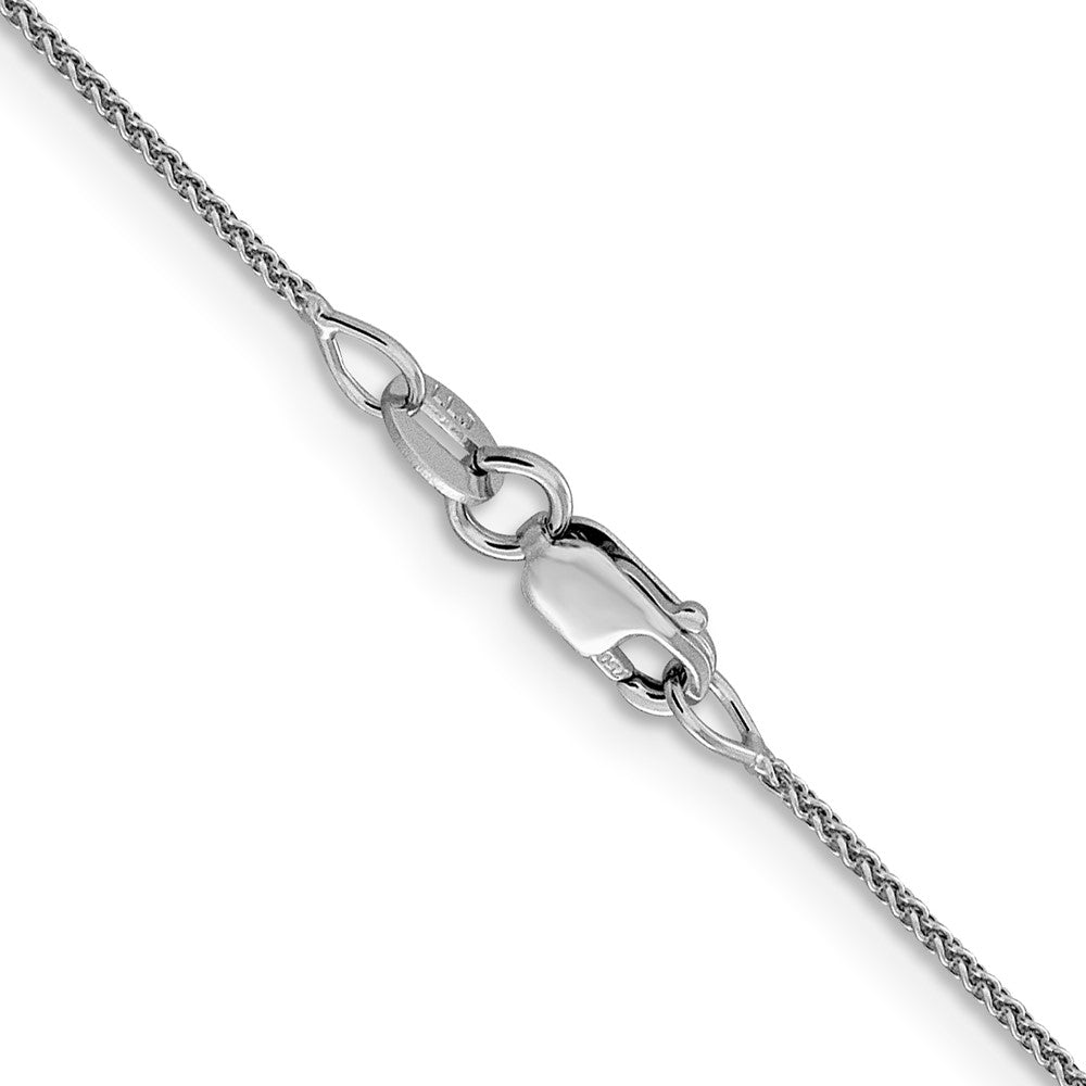 18K Leslie's WG 1mm D/C Spiga Chain
