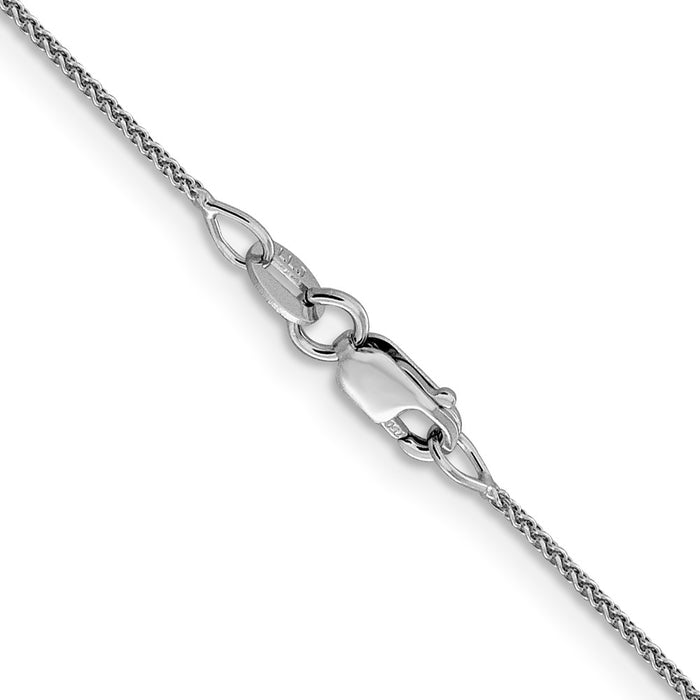 18K Leslie's WG 1mm D/C Spiga Chain