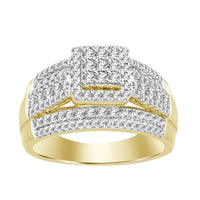 Thumbnail for LADIES RING 1 CT ROUND DIAMOND 10K YELLOW GOLD