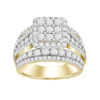 Thumbnail for LADIES RING 2 CT ROUND DIAMOND 10K YELLOW GOLD