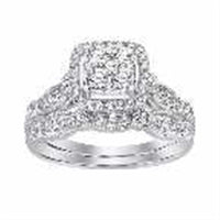 Thumbnail for LADIES BRIDAL RING 1/2 CT ROUND DIAMOND 10K YELLOW GOLD