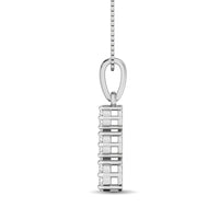 Thumbnail for 14K White Gold 1/2 Ct.Tw. Diamond Flower Pendant