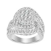 Thumbnail for LADIES RING 2 1/6 CT ROUND DIAMOND 10K WHITE GOLD