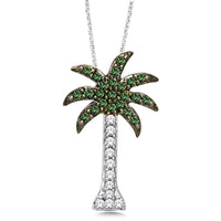 Thumbnail for 14K White Gold 1/4 Ct.Tw. Diamond Slide Pendant