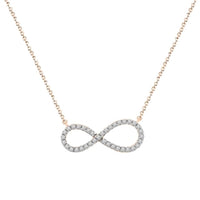 Thumbnail for LADIES PENDANT WITH CHAIN 1/6 CT ROUND DIAMOND 10K ROSE GOLD