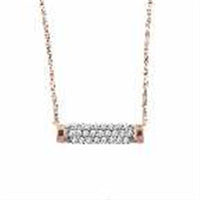 Thumbnail for LADIES PENDANT 1/5 CT ROUND DIAMOND 10K YELLOW GOLD (CHAIN INCLUDED)