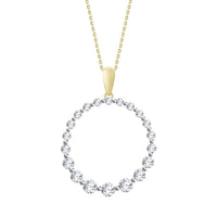 Thumbnail for LADIES PENDANT 3/4 CT ROUND DIAMOND 10K YELLOW GOLD