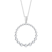 Thumbnail for LADIES PENDANT 3/4 CT ROUND DIAMOND 10K WHITE GOLD (CHAIN NOT INCLUDED)