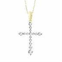 Thumbnail for LADIES PENDANT 1/4 CT ROUND DIAMOND 10K YELLOW GOLD (CHAIN NOT INCLUDED)