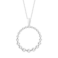 Thumbnail for LADIES PENDANT WITH  CHAIN 3/4 CT ROUND DIAMOND 14K WHITE GOLD (CHAIN NOT INCLUDED)