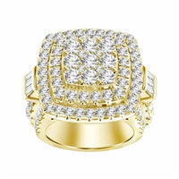 Thumbnail for LADIES RING 5 CT ROUND DIAMOND 10K YELLOW GOLD