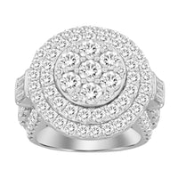 Thumbnail for LADIES RING 5 CT ROUND DIAMOND 10K WHITE GOLD