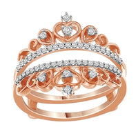 Thumbnail for LADIES ENHANCER WRAPS 1/2 CT ROUND DIAMOND 14K ROSE GOLD