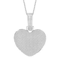 Thumbnail for LADIES PENDANT 1 CT ROUND DIAMOND 10K WHITE GOLD (CHAIN NOT INCLUDED)