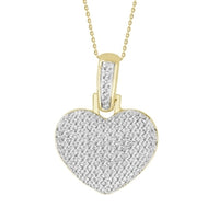 Thumbnail for LADIES PENDANT 1/3 CT ROUND DIAMOND 10K YELLOW GOLD (CHAIN NOT INCLUDED)