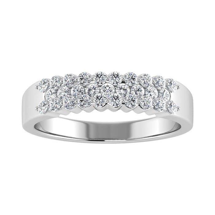 Diamond 1/2 Ct.Tw. Fashion Band in 14K White Gold