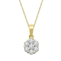 Thumbnail for LADIES PENDANT 1/3 CT ROUND DIAMOND 14K YELLOW GOLD