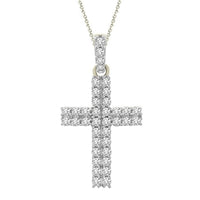Thumbnail for LADIES PENDANT 1/2 CT ROUND DIAMOND 10K WHITE GOLD