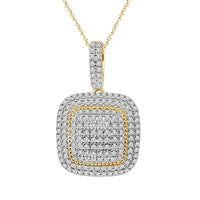 Thumbnail for LADIES PENDANT 1/4 CT ROUND DIAMOND 10K WHITE GOLD