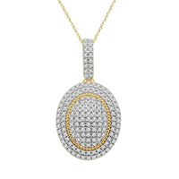 Thumbnail for LADIES PENDANT 1/4 CT ROUND DIAMOND 10K WHITE GOLD