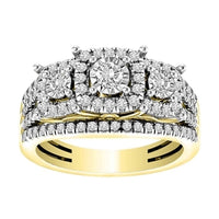 Thumbnail for LADIES RING 1 CT ROUND DIAMOND 14K YELLOW GOLD