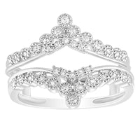 Thumbnail for LADIES ENHANCERS WRAPS 1/4 CT ROUND DIAMOND 14K WHITE GOLD