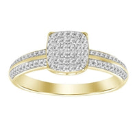 Thumbnail for LADIES RING 1/5 CT ROUND DIAMOND 10K WHITE GOLD