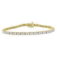 Thumbnail for LADIES BRACELET 1 CT ROUND DIAMOND 10K WHITE GOLD