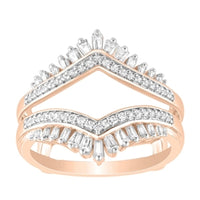 Thumbnail for LADIES ENHANCER WRAP 1/2 CT ROUND DIAMOND 14K ROSE GOLD