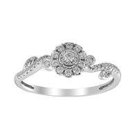 Thumbnail for LADIES ENGAGEMENT RING 1/4 CT ROUND DIAMOND 10K ROSE GOLD