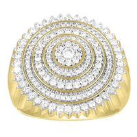Thumbnail for MEN'S RING 1 CT ROUND DIAMOND 14K YELLOW GOLD