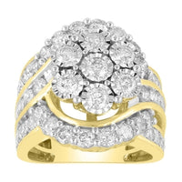 Thumbnail for LADIES RING 3 CT ROUND DIAMOND 10K WHITE GOLD