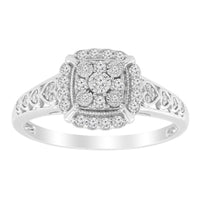 Thumbnail for LADIES RING 1/4 CT ROUND DIAMOND 10K YELLOW GOLD