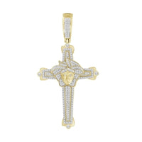 Thumbnail for MEN'S CHARM 1/2 CT ROUND DIAMOND 10K YELLOW GOLD