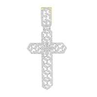 Thumbnail for MEN'S CHARM 2 CT ROUND DIAMOND 10K YELLOW GOLD