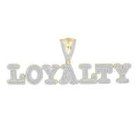Thumbnail for MEN'S CHARM 1 1/2 CT ROUND/BAGUETTE DIAMOND 10K YELLOW GOLD